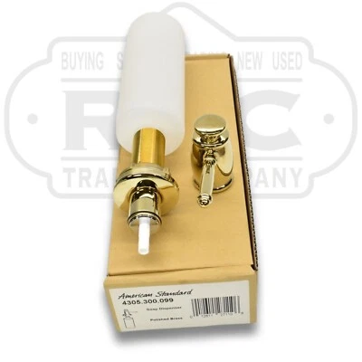 American Standard Soap Dispenser Polished Brass 4305.300.099 - Image 1 of 4
