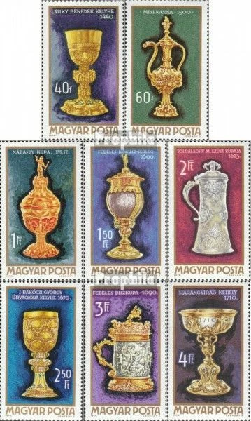 Orfebre Hungría 2625A-2632A usado 1970 Foto 1 de 1