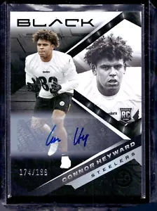 2022 Panini Black Football Connor Heyward #194 Rookie Auto /199 - Bild 1 von 2