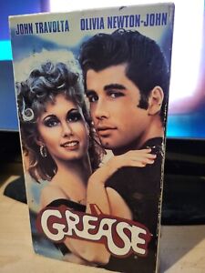Grease VHS Tape 1978 Musical John Travolta Olivia Newton-John 1998 Release