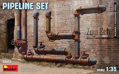 Pipeline Set 1:35 Plastic Model Kit MINIART - Immagine 1 di 4