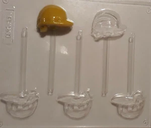 BUILDERS HARD HAT SCHOKOLADENLUTSCHER, FORM, SEIFE, TON, FORM / FORMEN 5 HOHLRÄUME - Bild 1 von 2