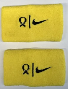 OREGON DUCKS RARE "STOMP OUT CANCER" TEAM ISSUE WRISTBANDS DOUBLE-WIDE YELLOW - Picture 1 of 2