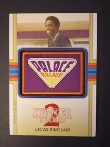 Topps 2019 Stranger Things 2 #CP-LSA Lucas Sinclair Palace Arcade Patch Netflix - Picture 1 of 2