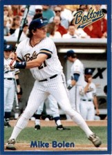 1995 Michael Bolton Foundation Softball Card #21 Mike Bolen