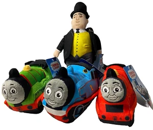 Juego de 4 peluches Thomas el tren. Controlador Percy, Thomas, James. Nuevo con etiquetas - Imagen 1 de 5