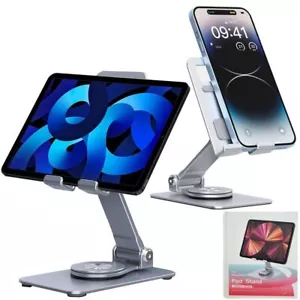 Universal Tablet Stand Holder for iPad mobile Phone Samsung iPhone Adjustable - Picture 1 of 8