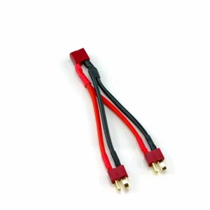 Conector de batería paralela HobbyStar enchufe en T ¡DOBLE TIEMPO DE EJECUCIÓN! ¡¡Lipo de EE. UU.!!¡! - Imagen 1 de 1