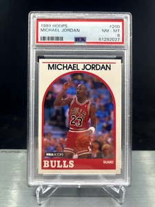 1989 MICHAEL JORDAN - Hoops #200 - PSA 8 - NM-MINT - Picture 1 of 2