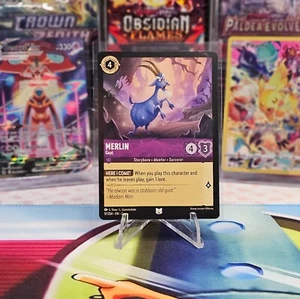 Merlin - Goat 51/204 Uncommon Rise of the Floodborn Disney Lorcana TCG - Picture 1 of 2