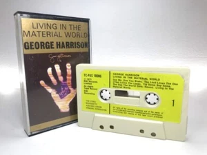 George Harrison LIVING IN THE MATERIAL WORLD Cassette **UK 1ST ISSUE 1973** VG+ - Picture 1 of 9