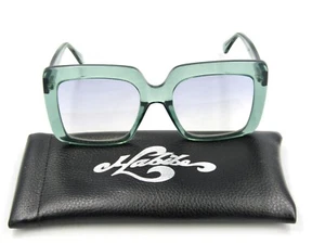 Habibe HIP HOP REMIX Oversized Sunglasses, Green / Gradient Blue ($165) #ATL82 - Picture 1 of 8