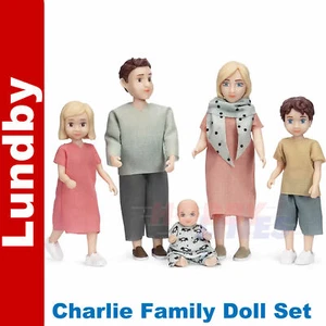 Lundby Charlie Doll Family Set Puppenstube 1:18 Schweden 60-8076-00 - Bild 1 von 3