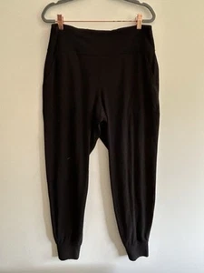 Lululemon Align Jogger Pants Size 12 Women Black Stretch Nulu Pockets - Picture 1 of 9