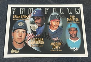 1996 Topps - Prospects - Banks/Guerrero/Jones/McMillon - #435 (RC) - Bild 1 von 2