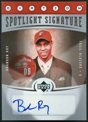 2006-07 Upper Deck Ovation Spotlight Signature Brandon Roy Rookie Auto #SS-BR - Image 1 of 2