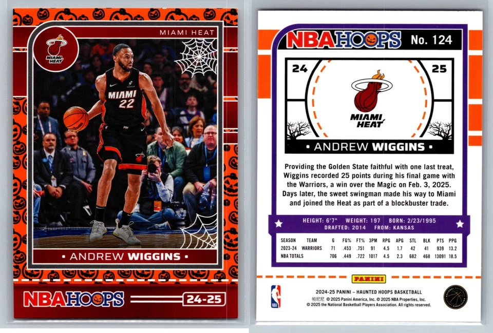 2024-25 Panini NBA Haunted Hoops ОРАНЖЕВАЯ ТЫКВА Parallels #1-200 на выбор! - Изображение 1 из 1