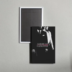 American Gangster Mini Movie Poster Fridge Locker Magnet - Picture 1 of 2