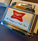 Vintage Miller High Life Desk Lighter refillable in original box