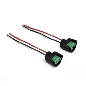 2pc H8 H11 Light Socket Pre-wire Sockets Wiring Adapter For Fog Light Headlight - Picture 1 of 12