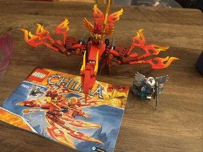 LEGO LEGENDS OF CHIMA: Flinx's Ultimate Phoenix (70221) Used, Complete, No box - Image 1 of 4