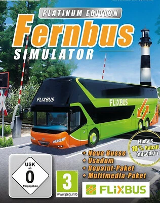 Fernbus Simulator - Platinum Edition (PC, Nur Steam Key Download Code) Keine DVD - Bild 1 von 4