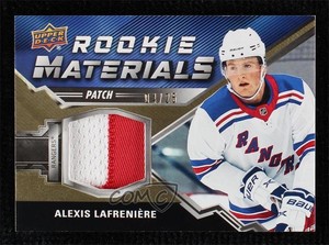 2020-21 Upper Deck Materials /25 Alexis Lafreniere #RM-AL Rookie Patch RC