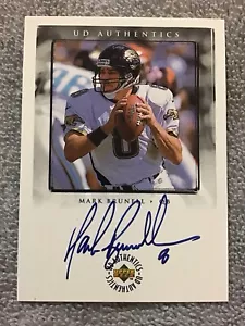 1998 Upper Deck MARK BRUNELL UD Authentics Autograph Jacksonville Jaguars - Picture 1 of 3
