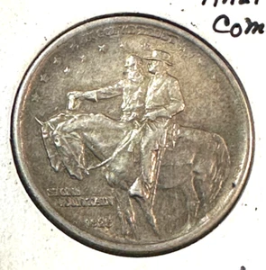 1925 Stone Mountain Half Dollar Nice Original Choice AU CHRC - Picture 1 of 2