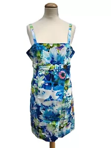 Vestido VERSACE JEANS COUTURE Vintage Y2K Flor ¡¡NUEVO!! Talla grande - Imagen 1 de 8