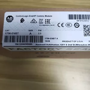 Allen-Bradley 1756-ENBT AB SER A EtherNet/IP ControlLogix Module AB 1756-ENBT US - Picture 1 of 3