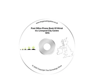 Annuaire téléphonique télécom Poste de Wirral Inc Liverpool centre ville 1976 - Photo 1/1