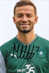 Autógrafo de fútbol americano Matt Butcher firmado a mano de Plymouth Argyle 6x4 - Imagen 1 de 1