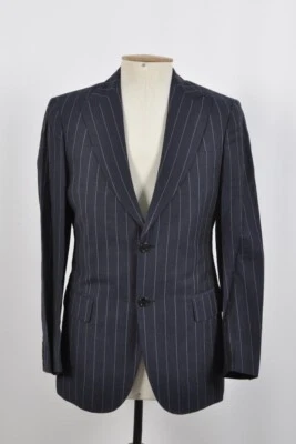Burberry Veste Homme Couleur Bleue Taille 48IT Tres Bon Etat Laine/Lin - Photo 1/4