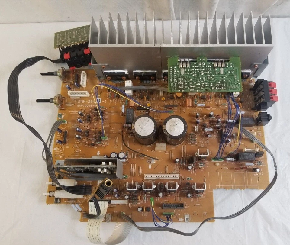 JVC RX-817VTN Stereo Receiver MAIN BOARD w Speaker Inputs  - Image 1 of 4