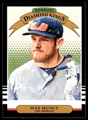 2019 Panini Donruss - Diamond Kings #26 Max Muncy - Image 1 of 2