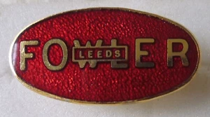 FOWLER LEEDS Enamel Pin BADGE STEAM ENGINES - Bild 1 von 3