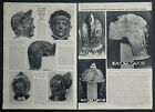 Roman Parade Helmet Worthing River Wensum 1947 2 Page Photo Article 8359