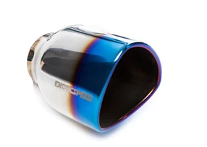 EXOTICSPEED TYPE RE EXHAUST TIP,SUS WELD ON 63mm pipe dia./100mm tip for RX7/RX8 - Picture 1 of 1