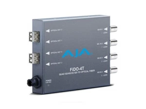 AJA FiDO-4T-MM 4-Channel 3G-SDI to Multi-Mode LC Fiber Transmitter converter - Imagen 1 de 3