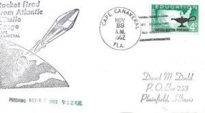 Pershing Missile Fired from Atlantic Missile Range Nov 27 1962 PM Cape Canaveral - Picture 1 of 1