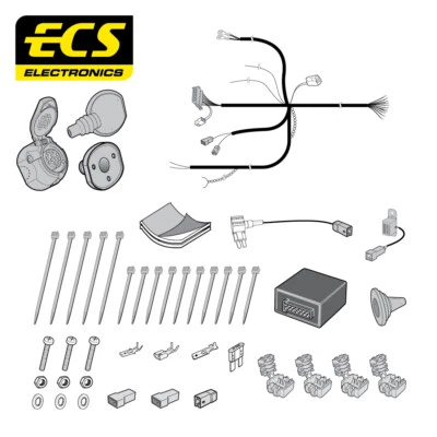 ECS 13 Pin Car Specific Towbar Electrics Wiring For Kia e-Soul 2019 - Onwards - Image 1 of 4