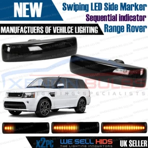 2x DYNAMIC LED SIDE MARKERS RANGE ROVER 2005-2013 SIDE SEQUENTIAL INDICATOR UK - Picture 1 of 4