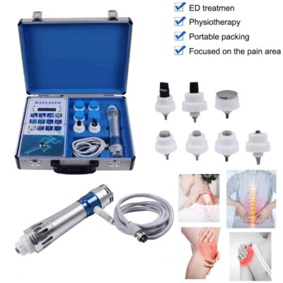 Portable Shock Wave Machine Shock Wave Therapy Equipment ED Pain Relief Massager - Image 1 of 4