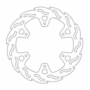 Yamaha WR 400 F 1999-2000 Moto Masters Flame Rear Brake Disc - Picture 1 of 5