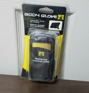 NEW Black Body Glove Snap-On Case for Samsung Instinct S30 with Kickstand - Picture 1 of 2