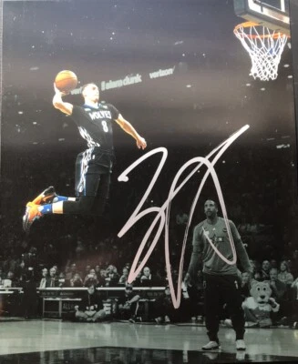 Zach Lavine Signed Autographed 8x10 Photo Dunk Contest Minnesota Timberwolves - Image 1 of 2
