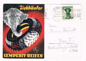 Werbung: Semperit Reifen mit Elefant - Bild 1 von 2