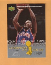 Joe Dumars Detroit Pistons 2007-08 Upper Deck First Edition Champions 6V