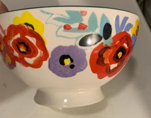 Pioneer Woman Cereal/Soup Bowl Footed Floral NWT - Picture 1 of 3